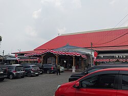Detalhe arquitetônico em Mojokerto