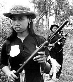 Mulheres militares no Vietnã