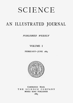 Página de título do primeiro volume da revista ressuscitada em fevereiro a junho de 1883