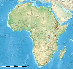 Localização do Senegal no continente africano