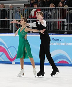 Tabela de resultados de patinação