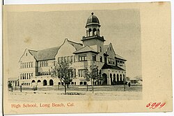 Long Beach High School em 1905