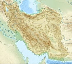 Mapa de localização de Tabriz no Irã