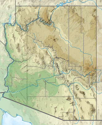 Vista panorâmica das Montanhas Estrella no Arizona