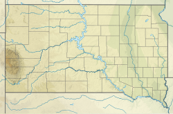 Mapa de localização de Rapid City