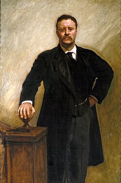 Retrato de Theodore Roosevelt por John Singer Sargent