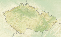 Localização de Praga na República Tcheca