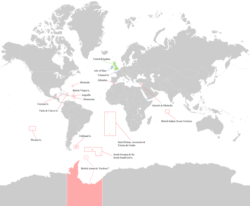 Mapa geral indicando a dispersão geográfica dos territórios