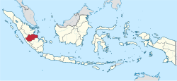 Mapa da Província de Jambi