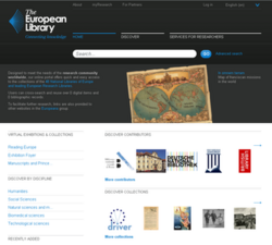 Logotipo do The European Library