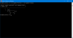 Interface de linha de comando operando o WSL