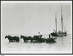 Carregamento de grãos em Kangaroo Island