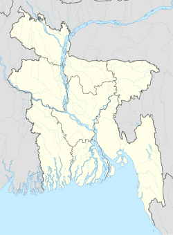 Mapa de localização de Bangladesh