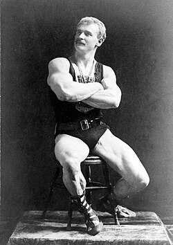 Retrato de Eugen Sandow