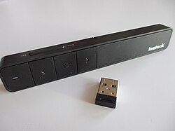 Receptor USB de passador de slides