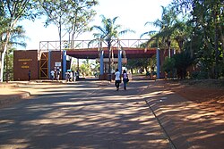 Vista do campus da Universidade de Venda