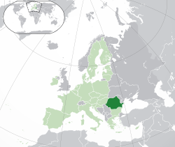 Mapa ou diagrama do plano de numeração telefônica da Romênia