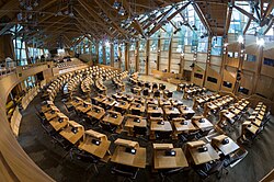 Câmara de Debates do Parlamento Escocês
