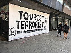 Pichação de protesto