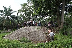 Sítio arqueológico em Aceh