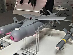 Lançamento de munição MAM por UAV