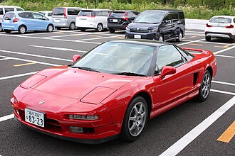 Carro superesportivo japonês moderno