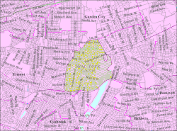 Mapa dinâmico de West Hempstead
