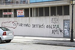 Turistas em centro histórico