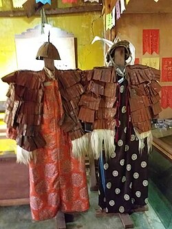 Arquitetura tradicional de uma casa Mosuo