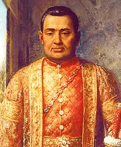 Retrato de membro da realeza tailandesa