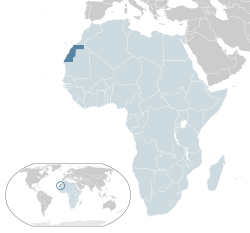 Mapa do Saara Ocidental