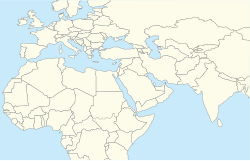 Localização no Oriente Médio
