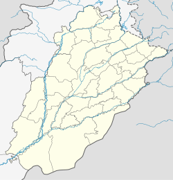 Localização de Jhelum no Punjab