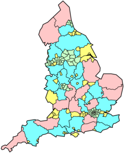 Mapa ou diagrama de divisões administrativas