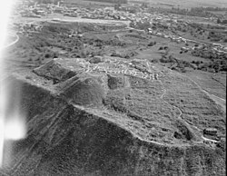 Vista das colunas romanas em Beit She'an