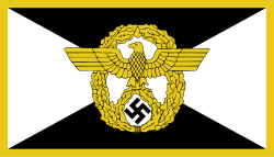 Diagrama organizacional da polícia nazista